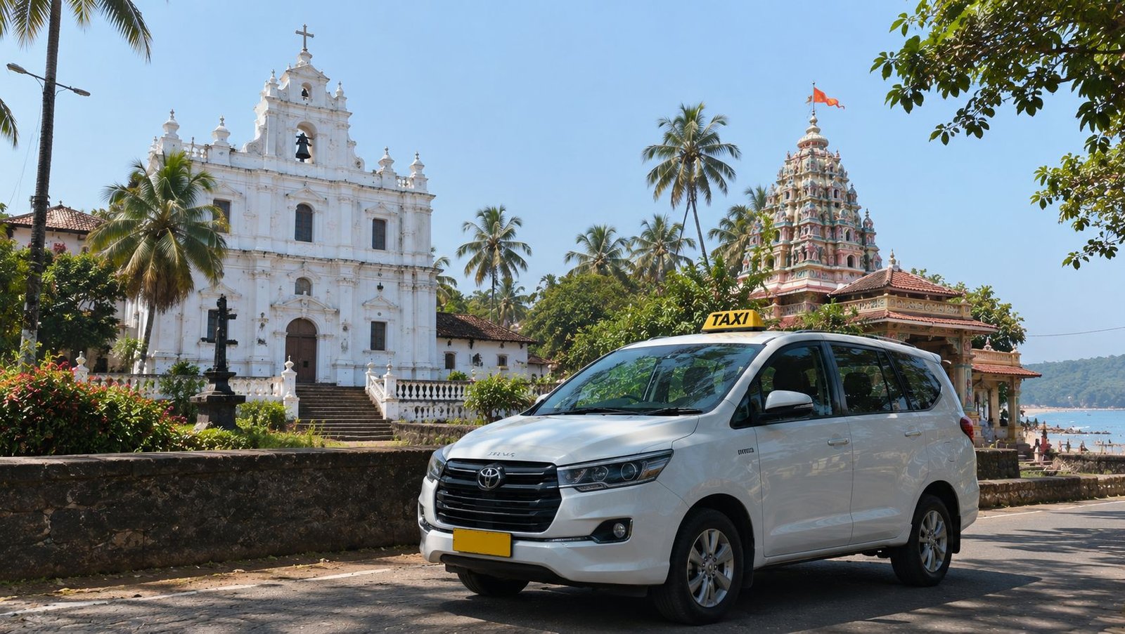 Goa temples and churches sightseeing tour